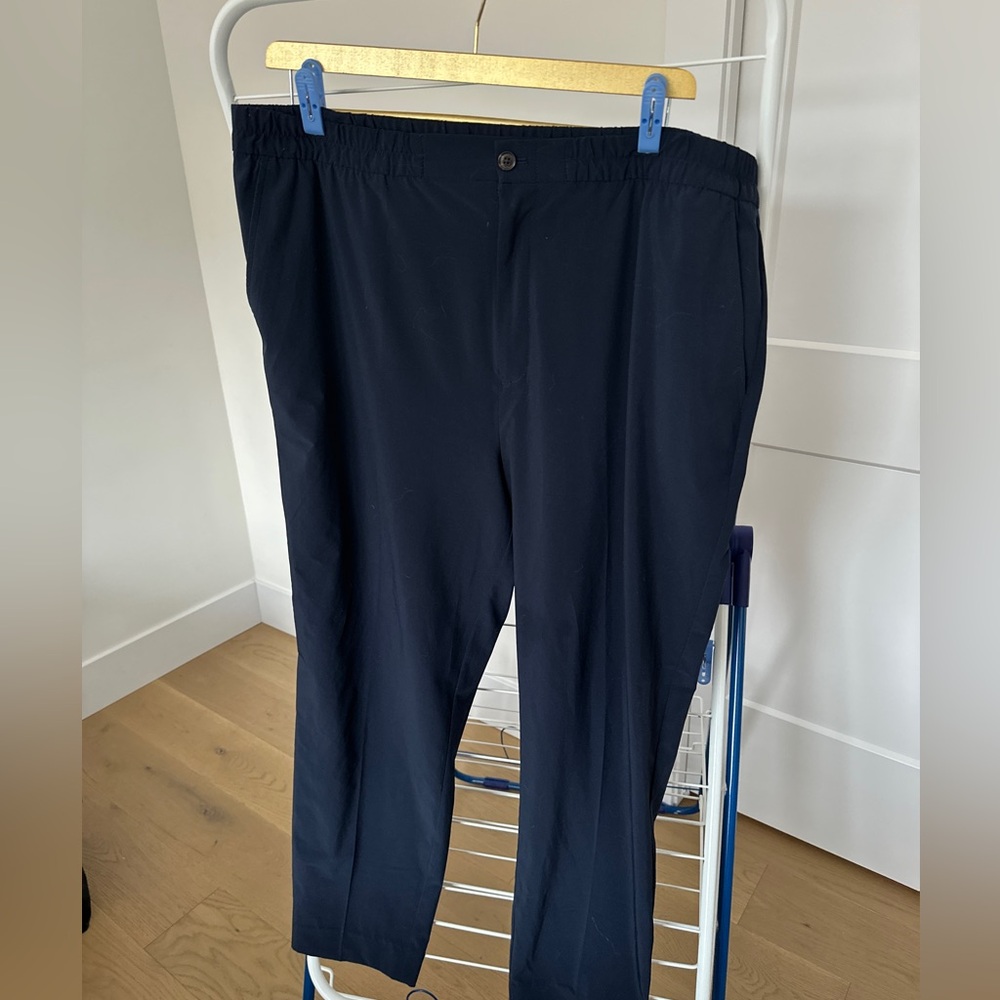 Banana Republic Navy Stretch Dress Trousers